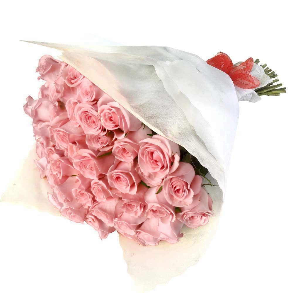 Ramo con 30 rosas, rosas rosadas