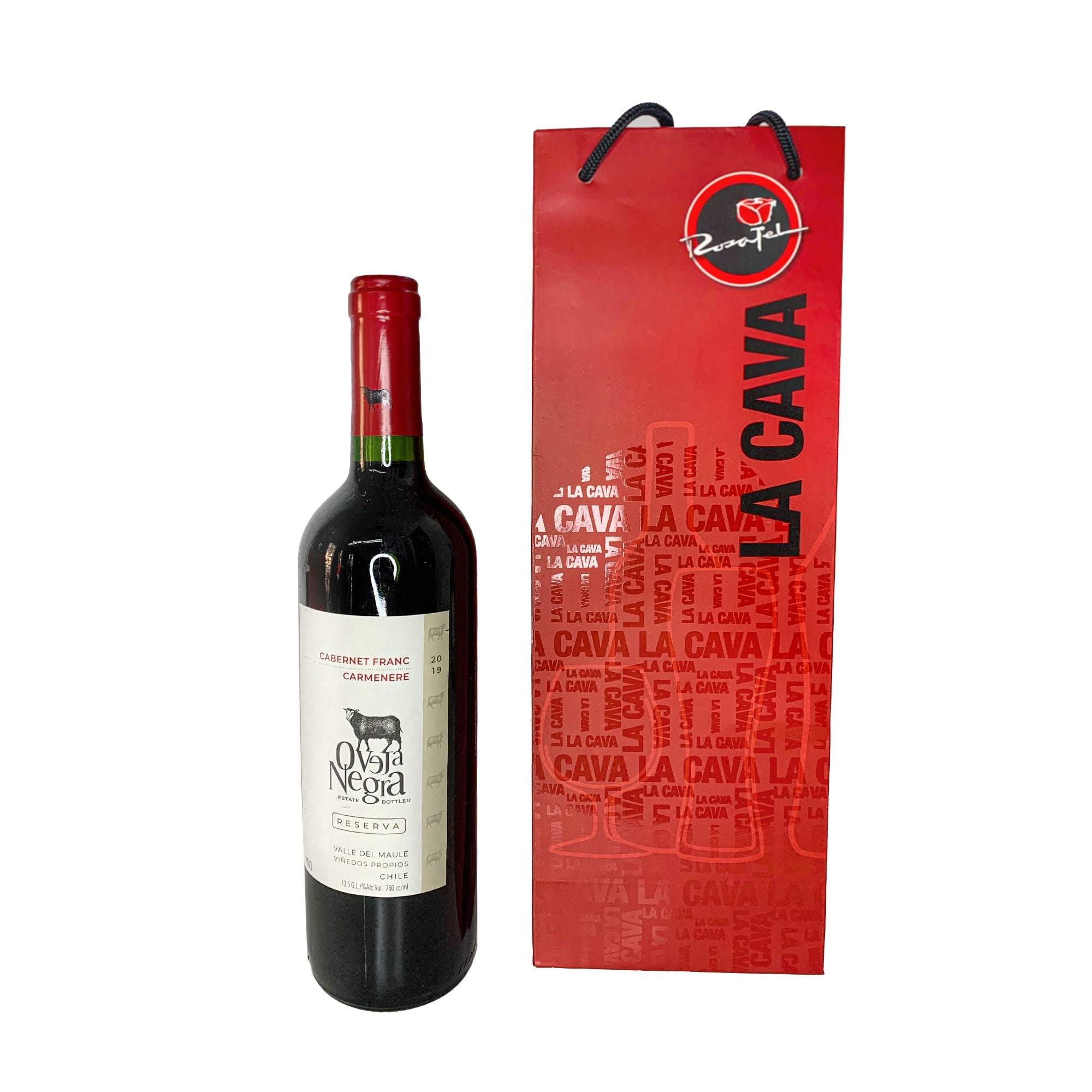 Vino oveja negra en bolsa rosatel