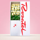 Caja Blanca con 24 Rosas Blancas