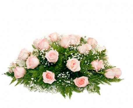 Arreglo condolencias con 24 rosas