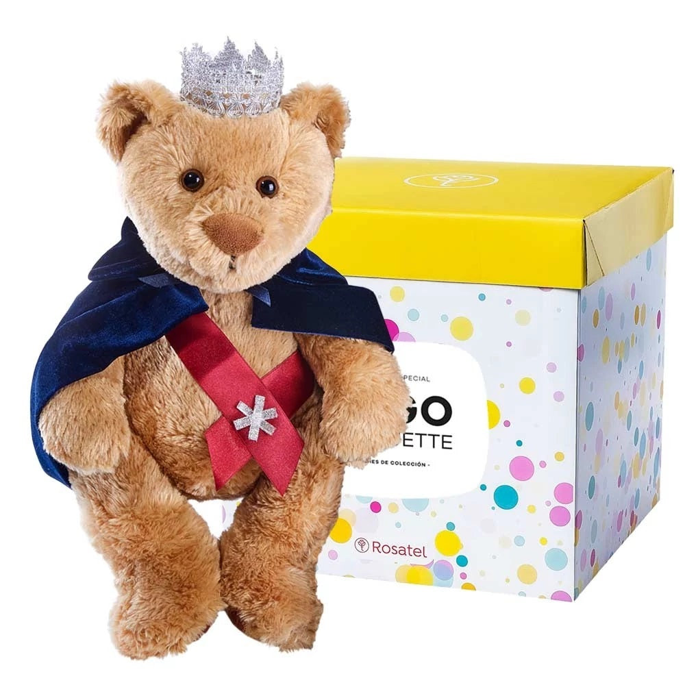 Hugo rey en caja cumpleaños