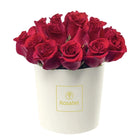 Sombrerera crema 15 rosas