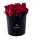 Sombrerera negra 9 rosas