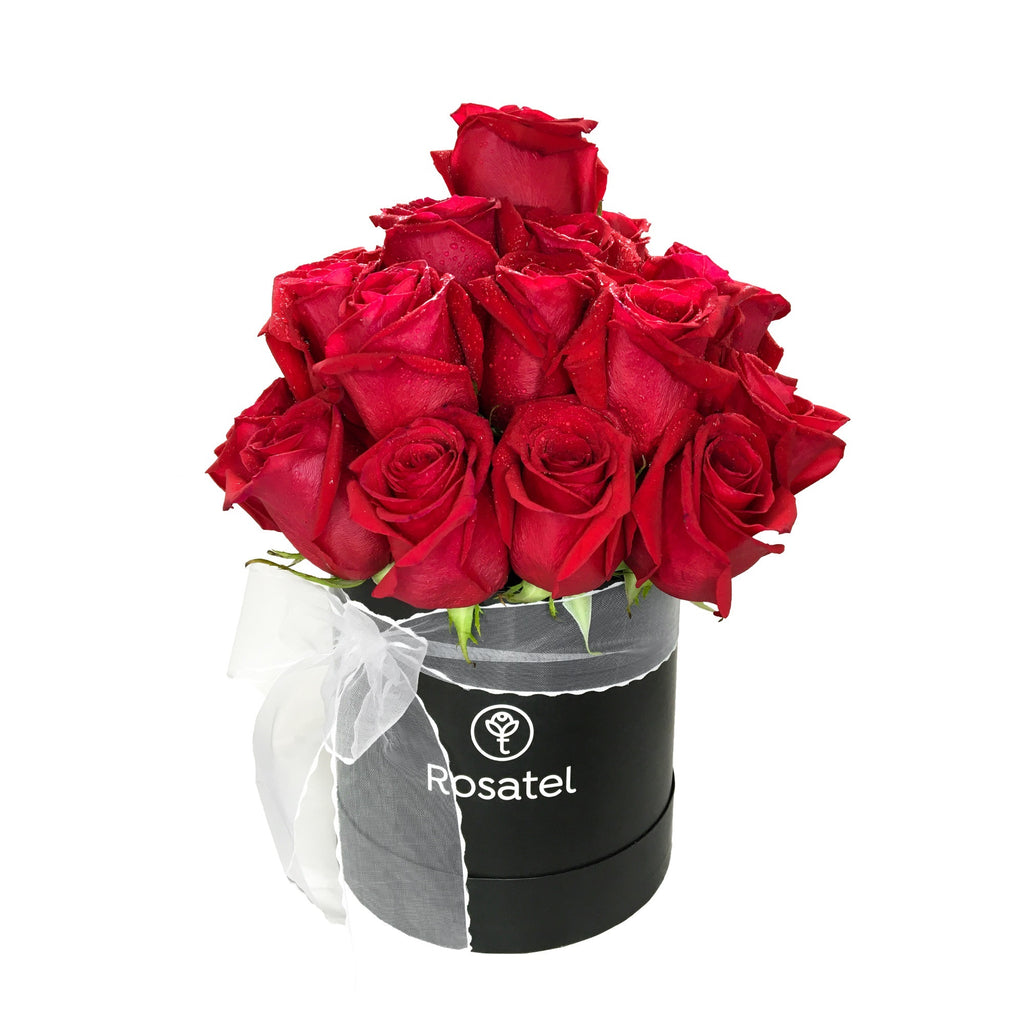 Sombrerera negra 30 rosas